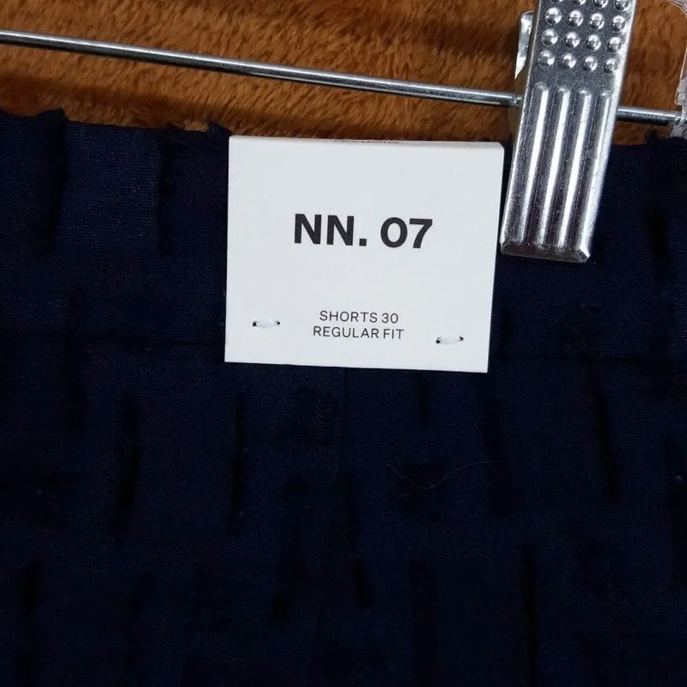 NN07 Shorts Mens Size 30 Navy Blue Textured Regular Fit 9